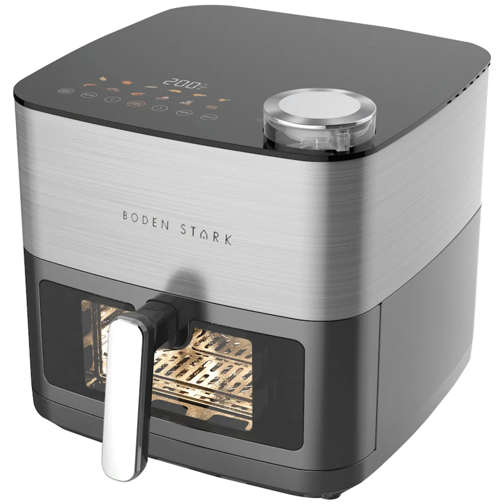 Boden Stark 8l Dual Element Air Fryer with Steaming Function