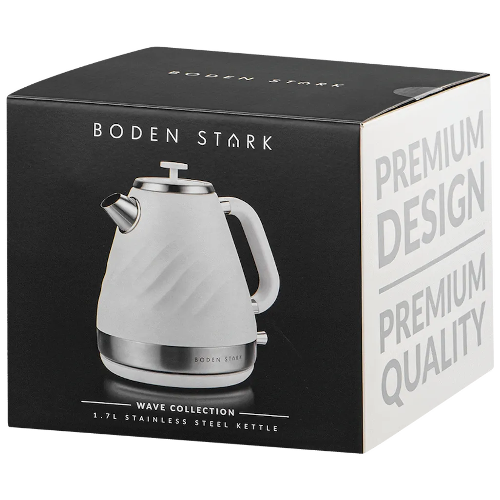 Boden Stark 1.7l Stainless Steel Kettle