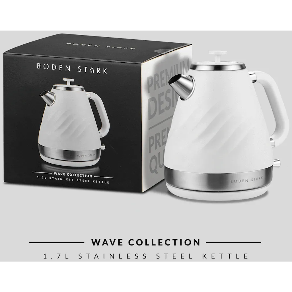 Boden Stark 1.7l Stainless Steel Kettle